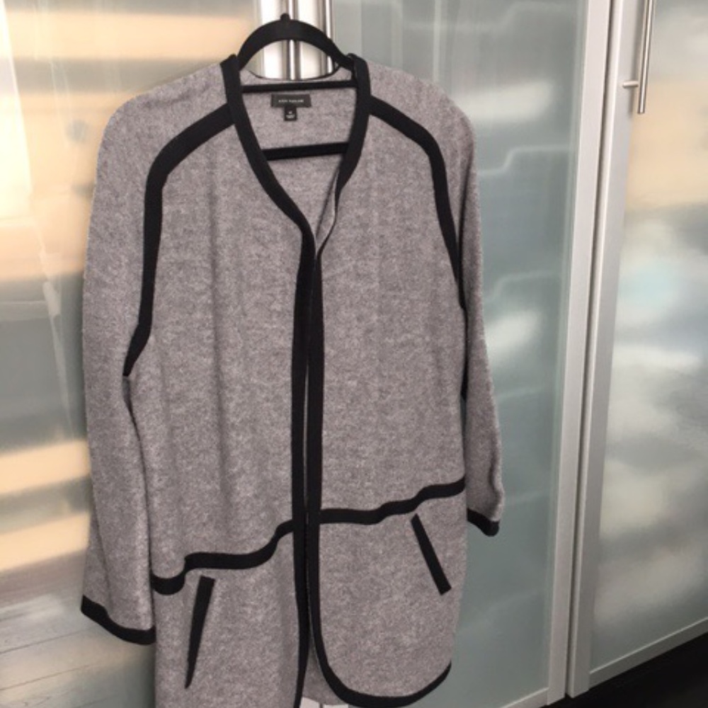 Ann Taylor long Cardigan sweater-Wool